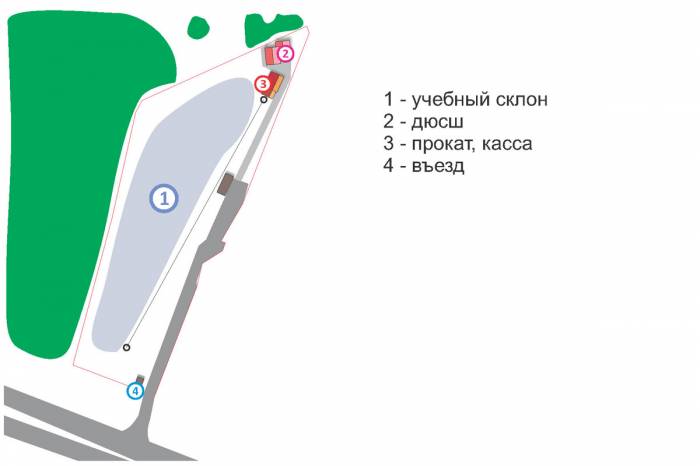 Горнолыжный склон Северное Бутово